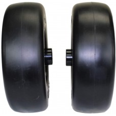 2 Pack 13x5.00-6 Black No Flat Front Solid Tire Puncture Proof Assembly