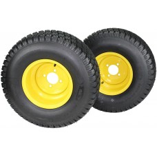Antego Tire & Wheel 22x9.50-10 Tires & Wheels 4 Ply for Lawn & Garden Mower Turf Tires (Set of 2)