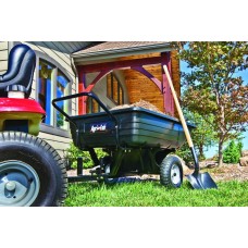 Agri-Fab 45-0345 350-Pound Poly Convertible Push/Tow Dump Cart