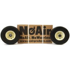 NoAir (2) Grasshopper Flat Free Tire Wheel Assemblies 9x3.50-4 Part 913648 w/Bearings