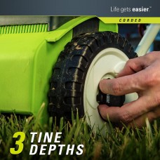 Greenworks 14-Inch 10 Amp Corded Dethatcher 27022