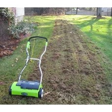 Greenworks 14-Inch 10 Amp Corded Dethatcher 27022