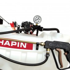 Chapin 97700N EZ Dripless Tow Behind Sprayer, 25 gallons, Translucent White