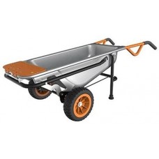 WORX WG050 Aerocart 8-in-1 All-Purpose Wheelbarrow/Yard Cart/Dolly, 18