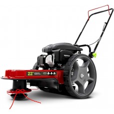 EARTHQUAKE 28463 M205 150cc 4-Cycle Viper Engine, 5 Year Warranty Walk Behind String Mower, Red/Black