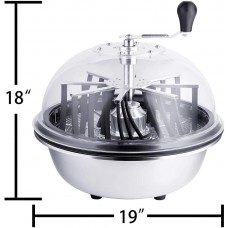 Growtent Garden Bowl Trimmer 19 Inch Cutting Hydroponic Bud Leaf and Flower with Upgraded Gears