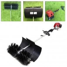 DY19BRIGHT Sweeper Machine, Hand Held Broom Sweeper 52CC  Power Snow Sweeper Concrete Cleaning Machine Brushes Driveway Walkway Behind for Concrete Driveway Lawn Garden Street, CA NJ Warehouse