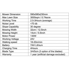 MowBo Automatic Robot Lawn Mower - Professional Grade! Keeps Yard Perfectly Manicured, Lithium Ion Powered, Programmable, Efficient - Never Mow Again! (M13)