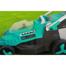 Realm 14-Inch 40V Lithium-Ion Cordless Lawn Mower, 4.0 AH Battery Included RM-LM01-B2Z-340