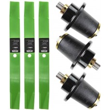 8TEN Deck Blade Spindle Kit Set Combo 60 Inch for Bad Boy CZT ZT Elite Pup 037-6015-50