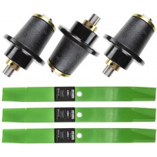 8TEN Deck Blade Spindle Kit Set Combo 60 Inch for Bad Boy CZT ZT Elite Pup 037-6015-50