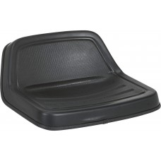 Michigan Midback Universal Lawn Mower Seat - Black, Model Number V-350