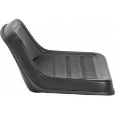 Michigan Midback Universal Lawn Mower Seat - Black, Model Number V-350
