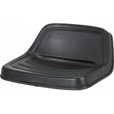 Michigan Midback Universal Lawn Mower Seat - Black, Model Number V-350