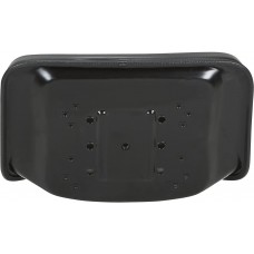Michigan Midback Universal Lawn Mower Seat - Black, Model Number V-350