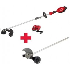 Milwaukee M18 Fuel 18-Volt Lithium-Ion Brushless Cordless String Trimmer Kit with M18 Fuel Edger Attachment