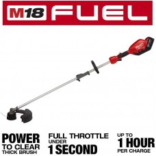 Milwaukee M18 Fuel 18-Volt Lithium-Ion Brushless Cordless String Trimmer Kit with M18 Fuel Edger Attachment
