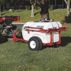 NorthStar Tow-Behind Trailer Boom Broadcast and Spot Sprayer - 101-Gallon Capacity, 7.0 GPM, 12V DC