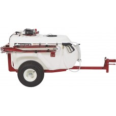 NorthStar Tow-Behind Trailer Boom Broadcast and Spot Sprayer - 101-Gallon Capacity, 7.0 GPM, 12V DC