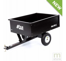 10cu ft Steel Dump Cart Garden Yard Wagon Lawn tractor Mower trailer Attachment