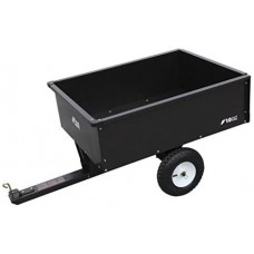 10cu ft Steel Dump Cart Garden Yard Wagon Lawn tractor Mower trailer Attachment