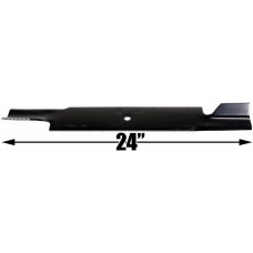 USA Mower Blades U132273BP (9) High-Lift for Hustler 795260 Windsor 50-4010 Length 24 in. Width 3 in. Thickness .250 in. Center Hole 5/8 in. 60 in. and 72 in. Deck