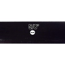 USA Mower Blades U132273BP (9) High-Lift for Hustler 795260 Windsor 50-4010 Length 24 in. Width 3 in. Thickness .250 in. Center Hole 5/8 in. 60 in. and 72 in. Deck