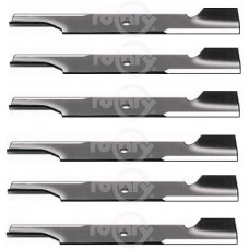 Scag 6 Made in USA, Heavy Duty, Heat Hardened Blades - Compatible Blade Part # 481708, 482879, 48111, A48111