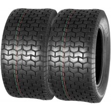 MaxAuto 22x9.5-12 22x9.5x12 Turf Tires for Lawn & Garden Mower 4 Ply, Set of 2