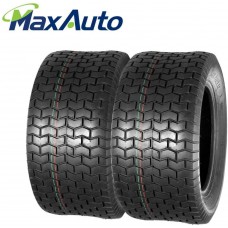 MaxAuto 22x9.5-12 22x9.5x12 Turf Tires for Lawn & Garden Mower 4 Ply, Set of 2
