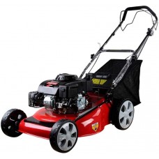 KJRJG oline Lawn Mower, Self-Propelled 6.0 Horsepower 20 Inch Mower Four-Stroke Multi-Function Lawn Mower, School Park Playground