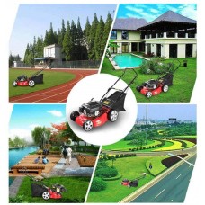 KJRJG oline Lawn Mower, Self-Propelled 6.0 Horsepower 20 Inch Mower Four-Stroke Multi-Function Lawn Mower, School Park Playground