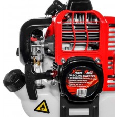 XtremepowerUS 42.7CC Walk Behind Handheld  Powered Sweeper Broom Concrete Driveway Cleaning Sweep Driveway Lawn Snow EPA