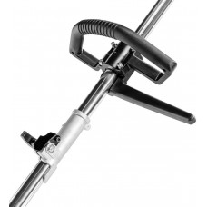 XtremepowerUS 42.7CC Walk Behind Handheld  Powered Sweeper Broom Concrete Driveway Cleaning Sweep Driveway Lawn Snow EPA