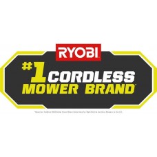Ryobi 20 in. 40-Volt Brushless Lithium-Ion Cordless Battery Walk Behind Push Lawn Mower 5.0 Ah Battery and Charger Included