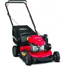 CRAFTSMAN 11A-U2V2791 149cc Engine Push Lawn Mower - Vertical Storage, Red and Black