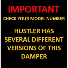 (2 Pack) Hustler 600221 Steering Damper w/Extra Dust Seal, Non-Centering Super Z, Mini Z, Big Dog, HD Switch