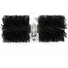 52CC  Powered Sweeper Broom, Nylon Brush Sweeping Broom, 1Cylinder 2Stroke Air Cooled Engine Motor, Handheld Side-Mounted Sweeper Concrete Cleaning Driveway Turf Lawns