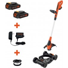 BLACK+DECKER 3-in-1 Lawn Mower, String Trimmer and Edger, 12-Inch  (MTC220)