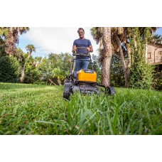 MOWOX MNA192207 62V Battery Powered Self-Propelled Lawn Mower with 19” Steel
