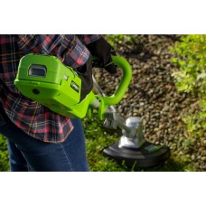 Earthwise LST04012 12-Inch 40-Volt Cordless Electric String Trimmer, 2Ah Battery & Charger Included