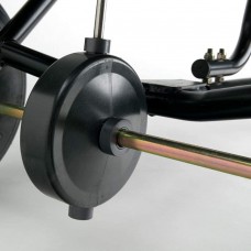 Brinly BS36BH, 75 lb, Black Tow-Behind Broadcast Spreader, 175 lbs