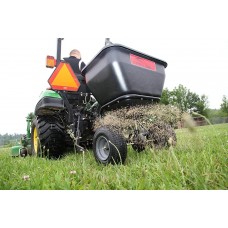Brinly BS36BH, 75 lb, Black Tow-Behind Broadcast Spreader, 175 lbs