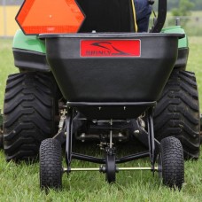 Brinly BS36BH, 75 lb, Black Tow-Behind Broadcast Spreader, 175 lbs