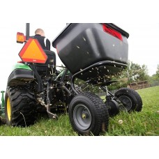 Brinly BS36BH, 75 lb, Black Tow-Behind Broadcast Spreader, 175 lbs