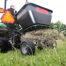 Brinly BS36BH, 75 lb, Black Tow-Behind Broadcast Spreader, 175 lbs