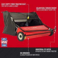 CRAFTSMAN CMXGZBF7124546 52 Tow Lawn Sweeper, Black