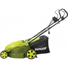 MJ402E Mow Joe 16-Inch 12-Amp Electric Lawn Mower + Mulcher