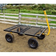 Gorilla Carts GOR1400-COM Heavy-Duty Steel Utility Cart with Removable Sides and 15