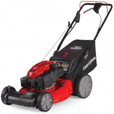Craftsman M275 159cc 21-Inch 3-in-1 High-Wheeled Self-Propelled FWD  Powered Lawn Mower, with Bagger, Red